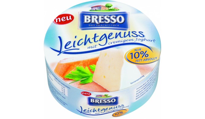 Bresso soft cheese light indulgence natural